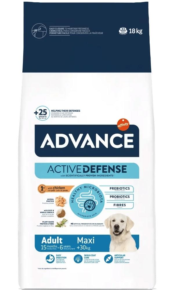 Advance Dog Maxi Adult КУРКА корм для собак великих порід 18 кг (922158)